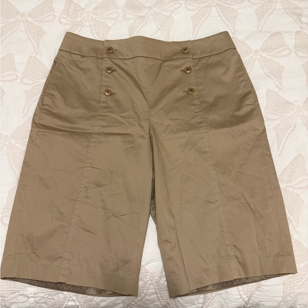 Talbots Women's Tan Bermuda Shorts